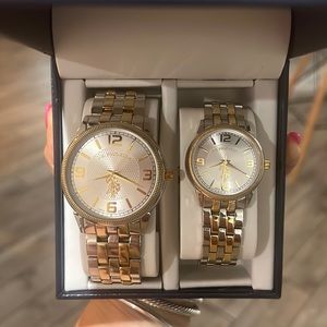 U.S. Polo Assn his and hers watches
